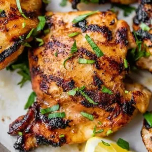 grilled chicken thigh fillet